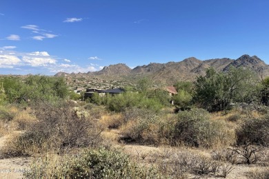 Stunning scenery awaits from this custom homesite located in the on Troon Country Club in Arizona - for sale on GolfHomes.com, golf home, golf lot
