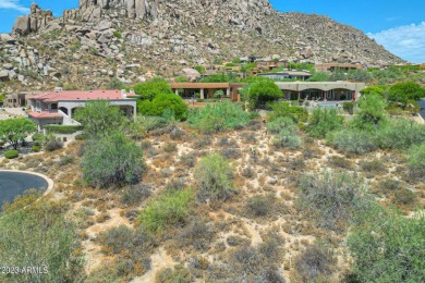 Stunning scenery awaits from this custom homesite located in the on Troon Country Club in Arizona - for sale on GolfHomes.com, golf home, golf lot