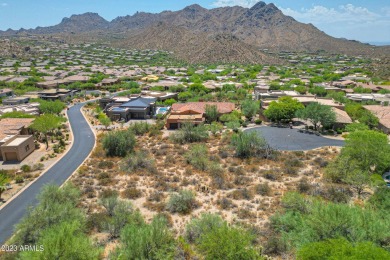 Stunning scenery awaits from this custom homesite located in the on Troon Country Club in Arizona - for sale on GolfHomes.com, golf home, golf lot