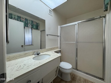 Location, location, location! This Sun City Shasta Model is on Sun City Lakes West and East in Arizona - for sale on GolfHomes.com, golf home, golf lot