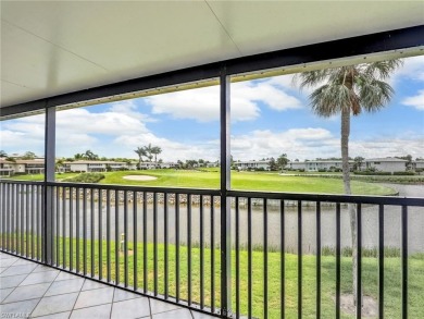 Discover this charming 2-bedroom, 2-bath waterfront home on The Glades Golf and Country Club in Florida - for sale on GolfHomes.com, golf home, golf lot