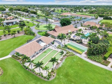 Discover this charming 2-bedroom, 2-bath waterfront home on The Glades Golf and Country Club in Florida - for sale on GolfHomes.com, golf home, golf lot