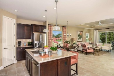 This brand-new Fresh Spring floor plan home by Neal Communities on Verandah Golf Course and Club in Florida - for sale on GolfHomes.com, golf home, golf lot