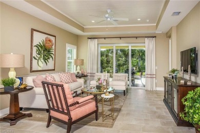 This brand-new Fresh Spring floor plan home by Neal Communities on Verandah Golf Course and Club in Florida - for sale on GolfHomes.com, golf home, golf lot