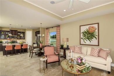 This brand-new Fresh Spring floor plan home by Neal Communities on Verandah Golf Course and Club in Florida - for sale on GolfHomes.com, golf home, golf lot