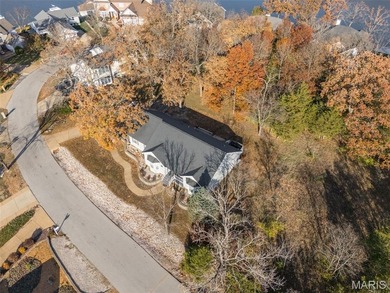 Water view sprawling ranch  home in beautiful Raintreee on Raintree Country Club in Missouri - for sale on GolfHomes.com, golf home, golf lot