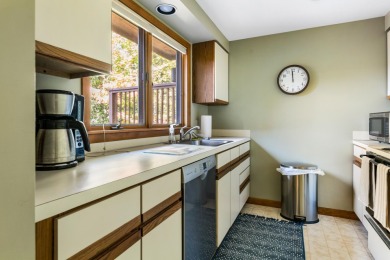Eastman condo with 3 levels of living space and beautiful sunset on Eastman Golf Links in New Hampshire - for sale on GolfHomes.com, golf home, golf lot