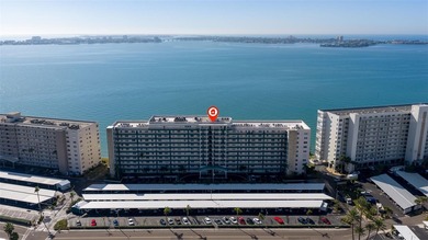 Sweeping, unobstructed views of Boca Ciega Bay define this on Pasadena Yacht and Country Club in Florida - for sale on GolfHomes.com, golf home, golf lot