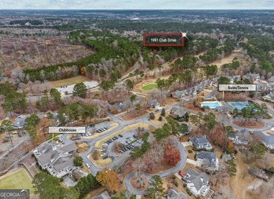 EXQUISITE CASTLE-LIKE ESTATE WITH SUNNING GOLF COURSE VIEWS ! on Harbor Club Golf and Country Club in Georgia - for sale on GolfHomes.com, golf home, golf lot