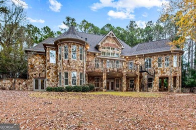 EXQUISITE CASTLE-LIKE ESTATE WITH SUNNING GOLF COURSE VIEWS ! on Harbor Club Golf and Country Club in Georgia - for sale on GolfHomes.com, golf home, golf lot