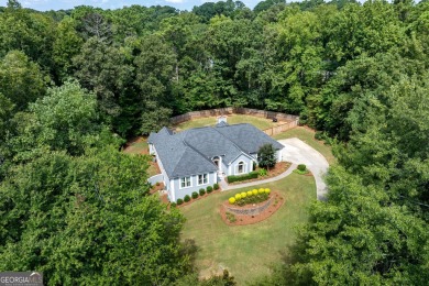 Exceptionally private 1+ acre setting ranch home w/ HUGE on Collins Hill Golf Club in Georgia - for sale on GolfHomes.com, golf home, golf lot