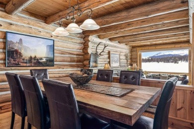 This stunning log home backs to open space, the National Forest on Keystone Ranch Golf Course in Colorado - for sale on GolfHomes.com, golf home, golf lot