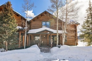 This stunning log home backs to open space, the National Forest on Keystone Ranch Golf Course in Colorado - for sale on GolfHomes.com, golf home, golf lot