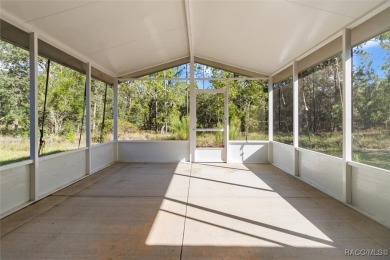 Escape to privacy and space with this 2017-built 3 bedroom, 2 on Pine Ridge Community Golf and Country Club in Florida - for sale on GolfHomes.com, golf home, golf lot