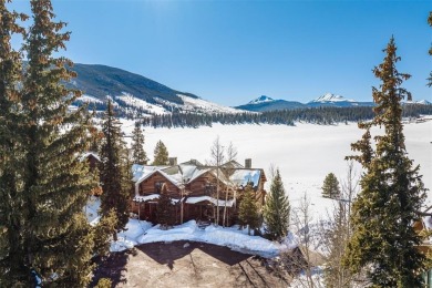 This stunning log home backs to open space, the National Forest on Keystone Ranch Golf Course in Colorado - for sale on GolfHomes.com, golf home, golf lot