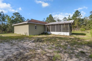 Escape to privacy and space with this 2017-built 3 bedroom, 2 on Pine Ridge Community Golf and Country Club in Florida - for sale on GolfHomes.com, golf home, golf lot