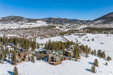 This stunning log home backs to open space, the National Forest on Keystone Ranch Golf Course in Colorado - for sale on GolfHomes.com, golf home, golf lot