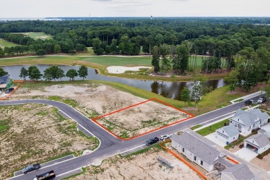This beautiful golf and water view homesite is located in the on Bay Creek Golf Club in Virginia - for sale on GolfHomes.com, golf home, golf lot