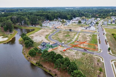 This beautiful golf and water view homesite is located in the on Bay Creek Golf Club in Virginia - for sale on GolfHomes.com, golf home, golf lot