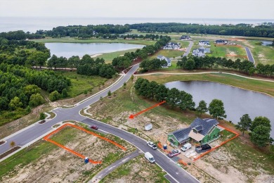 This beautiful golf and water view homesite is located in the on Bay Creek Golf Club in Virginia - for sale on GolfHomes.com, golf home, golf lot