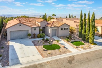 Discover luxury living in Sun City Anthem with stunning mountain on Revere Golf Club in Nevada - for sale on GolfHomes.com, golf home, golf lot