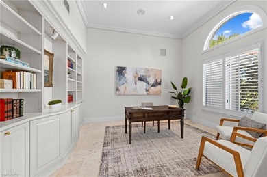 Experience timeless elegance and panoramic water views at 780 on Bentley Village Golf Course in Florida - for sale on GolfHomes.com, golf home, golf lot