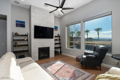 Modern Mediterranean home with iconic Strip views in the on South Shore At Lake Las Vegas in Nevada - for sale on GolfHomes.com, golf home, golf lot