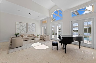 Experience timeless elegance and panoramic water views at 780 on Bentley Village Golf Course in Florida - for sale on GolfHomes.com, golf home, golf lot