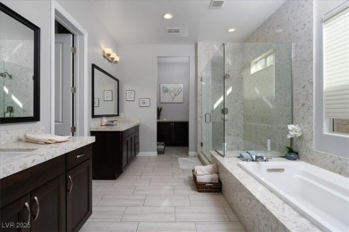 Modern Mediterranean home with iconic Strip views in the on South Shore At Lake Las Vegas in Nevada - for sale on GolfHomes.com, golf home, golf lot