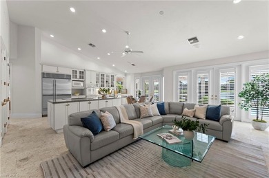 Experience timeless elegance and panoramic water views at 780 on Bentley Village Golf Course in Florida - for sale on GolfHomes.com, golf home, golf lot