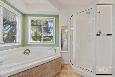 Discover this stunning single-level home nestled on the Eagle on Eagle Hills Golf Course in Idaho - for sale on GolfHomes.com, golf home, golf lot