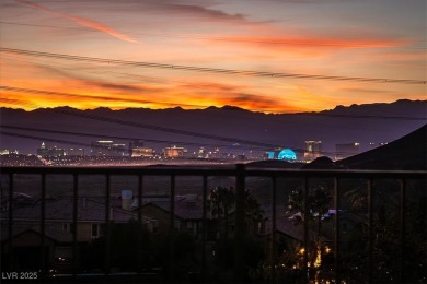 Modern Mediterranean home with iconic Strip views in the on South Shore At Lake Las Vegas in Nevada - for sale on GolfHomes.com, golf home, golf lot