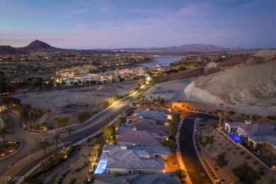 Modern Mediterranean home with iconic Strip views in the on South Shore At Lake Las Vegas in Nevada - for sale on GolfHomes.com, golf home, golf lot