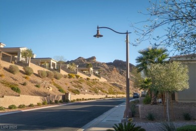 Modern Mediterranean home with iconic Strip views in the on South Shore At Lake Las Vegas in Nevada - for sale on GolfHomes.com, golf home, golf lot