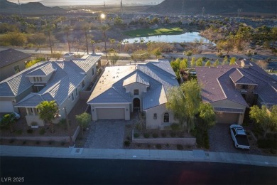 Modern Mediterranean home with iconic Strip views in the on South Shore At Lake Las Vegas in Nevada - for sale on GolfHomes.com, golf home, golf lot