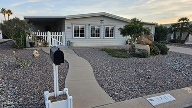 Welcome to this beautifully maintained home that blends COMFORT on Sun Lakes Country Club in Arizona - for sale on GolfHomes.com, golf home, golf lot