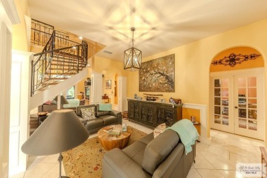 Tucked along the fairway in Rancho Escondido, this 4,037 sq ft on Rancho Viejo Resort and Country Club in Texas - for sale on GolfHomes.com, golf home, golf lot