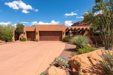 This stunning 3-bedroom, 3-bathroom home in the prestigious on Entrada at Snow Canyon in Utah - for sale on GolfHomes.com, golf home, golf lot