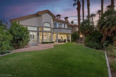 The windows open wide to the sun and the long, green stretch of on Canyon Gate Country Club in Nevada - for sale on GolfHomes.com, golf home, golf lot