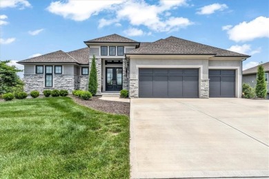Step into luxury with the sought-after Madison II Reverse by Don on Staley Farms Golf Club in Missouri - for sale on GolfHomes.com, golf home, golf lot