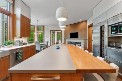This spectacular Prairie Style home was designed by Rick Jones & on Mission Hills Country Club in Kansas - for sale on GolfHomes.com, golf home, golf lot