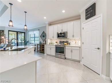 This rare second-floor carriage home in the Casella neighborhood on Pelican Preserve Golf Club in Florida - for sale on GolfHomes.com, golf home, golf lot