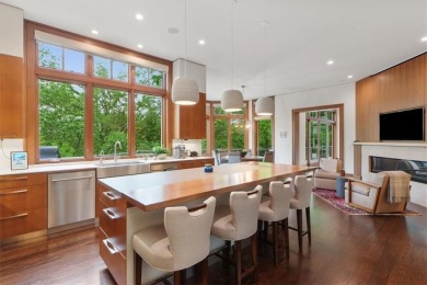 This spectacular Prairie Style home was designed by Rick Jones & on Mission Hills Country Club in Kansas - for sale on GolfHomes.com, golf home, golf lot