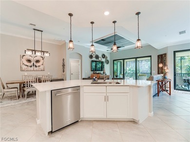 This rare second-floor carriage home in the Casella neighborhood on Pelican Preserve Golf Club in Florida - for sale on GolfHomes.com, golf home, golf lot