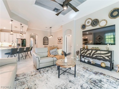 This rare second-floor carriage home in the Casella neighborhood on Pelican Preserve Golf Club in Florida - for sale on GolfHomes.com, golf home, golf lot