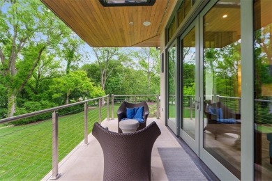 This spectacular Prairie Style home was designed by Rick Jones & on Mission Hills Country Club in Kansas - for sale on GolfHomes.com, golf home, golf lot