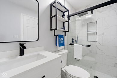 Discover this completely remodeled lakefront gem on Morse on Harbour Trees Golf Club in Indiana - for sale on GolfHomes.com, golf home, golf lot