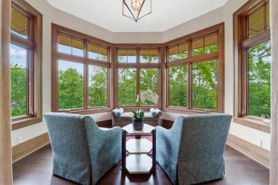 This spectacular Prairie Style home was designed by Rick Jones & on Mission Hills Country Club in Kansas - for sale on GolfHomes.com, golf home, golf lot