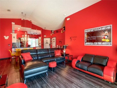 Turnkey 3 Bed, 2 Bath Mickey Mouse-Themed Pool Home in Ridgewood on Ridgewood Lakes Golf and Country Club in Florida - for sale on GolfHomes.com, golf home, golf lot