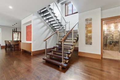 This spectacular Prairie Style home was designed by Rick Jones & on Mission Hills Country Club in Kansas - for sale on GolfHomes.com, golf home, golf lot